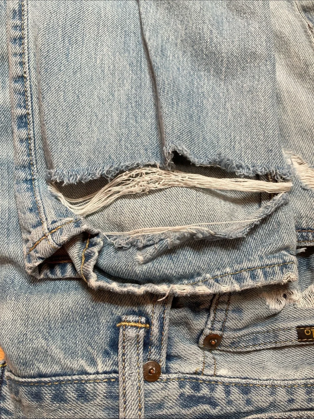 Polo Ralph Lauren Light Blue Distressed The Sullivan Slim Jean